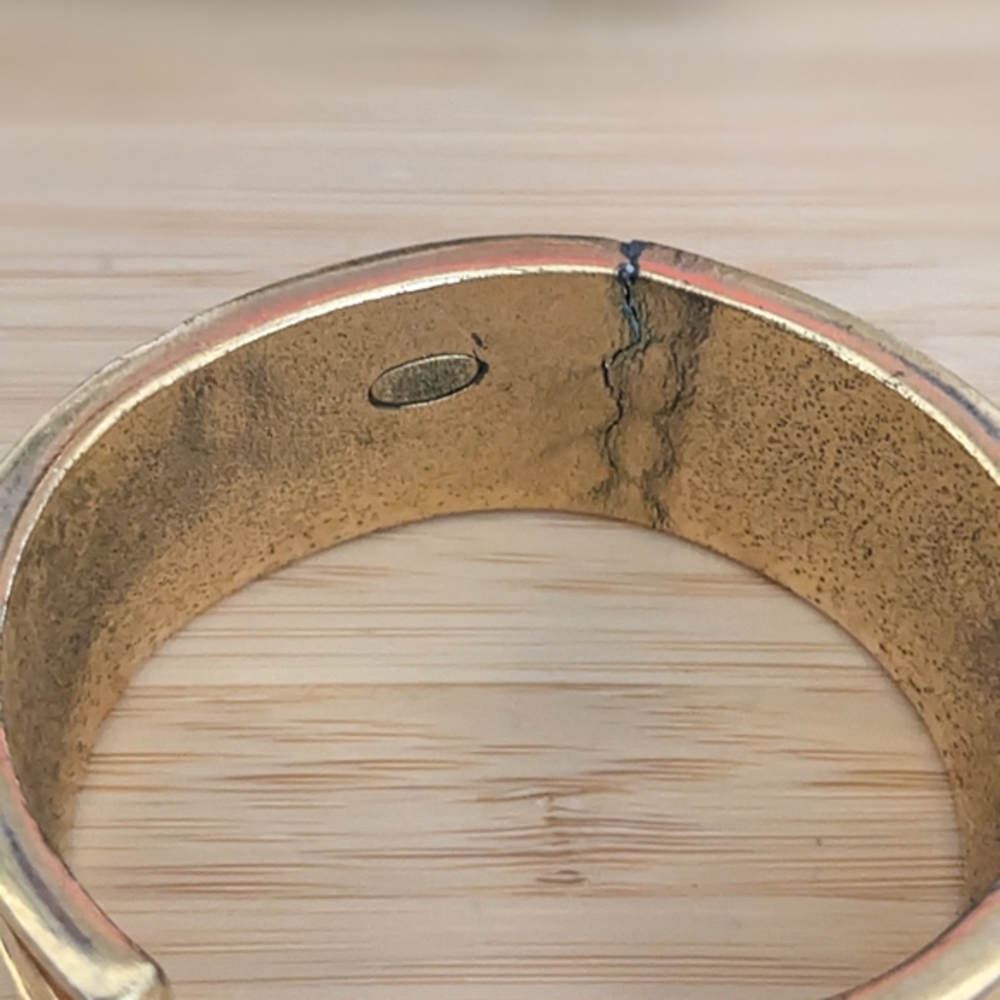 Gold Cuff Bracelet - Picture 4 of 11